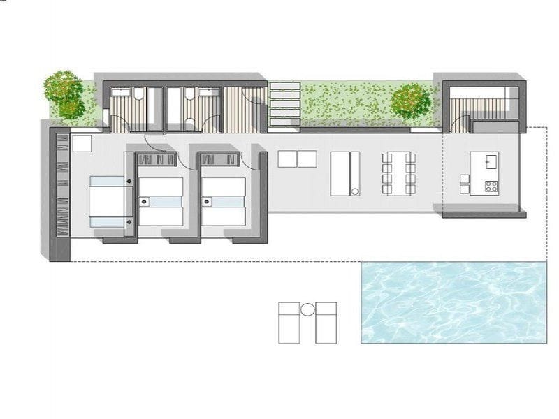 Villa de 3 chambres à Pedreguer