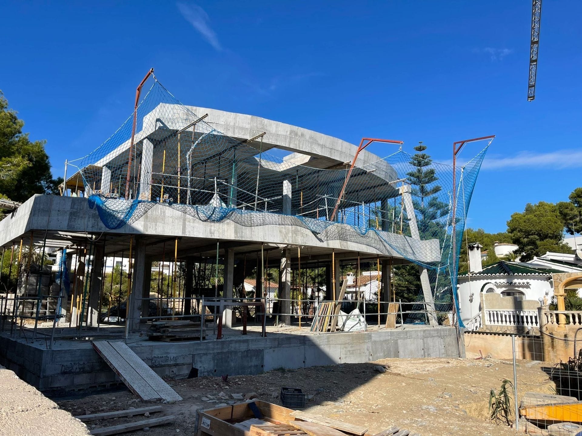Nieuwe luxe villa met uitzicht op zee in Moraira
