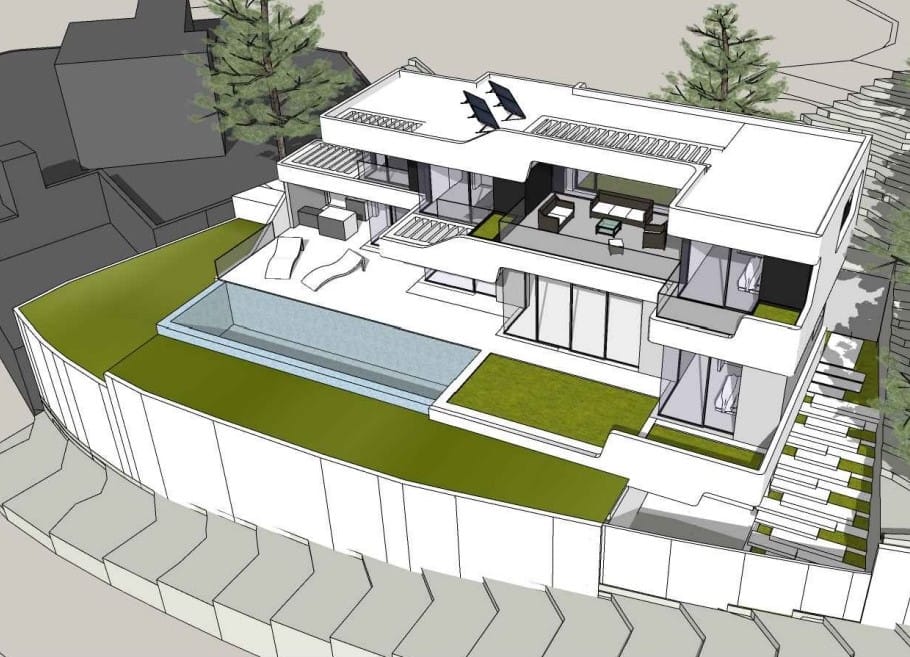Parcela con proyecto y licencia en Denia