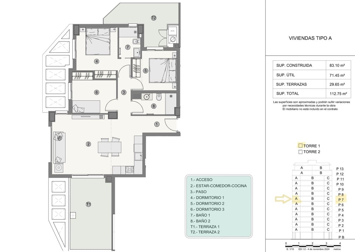 Alquiler de larga temporada – Apartamento moderno con vistas al mar en Calpe