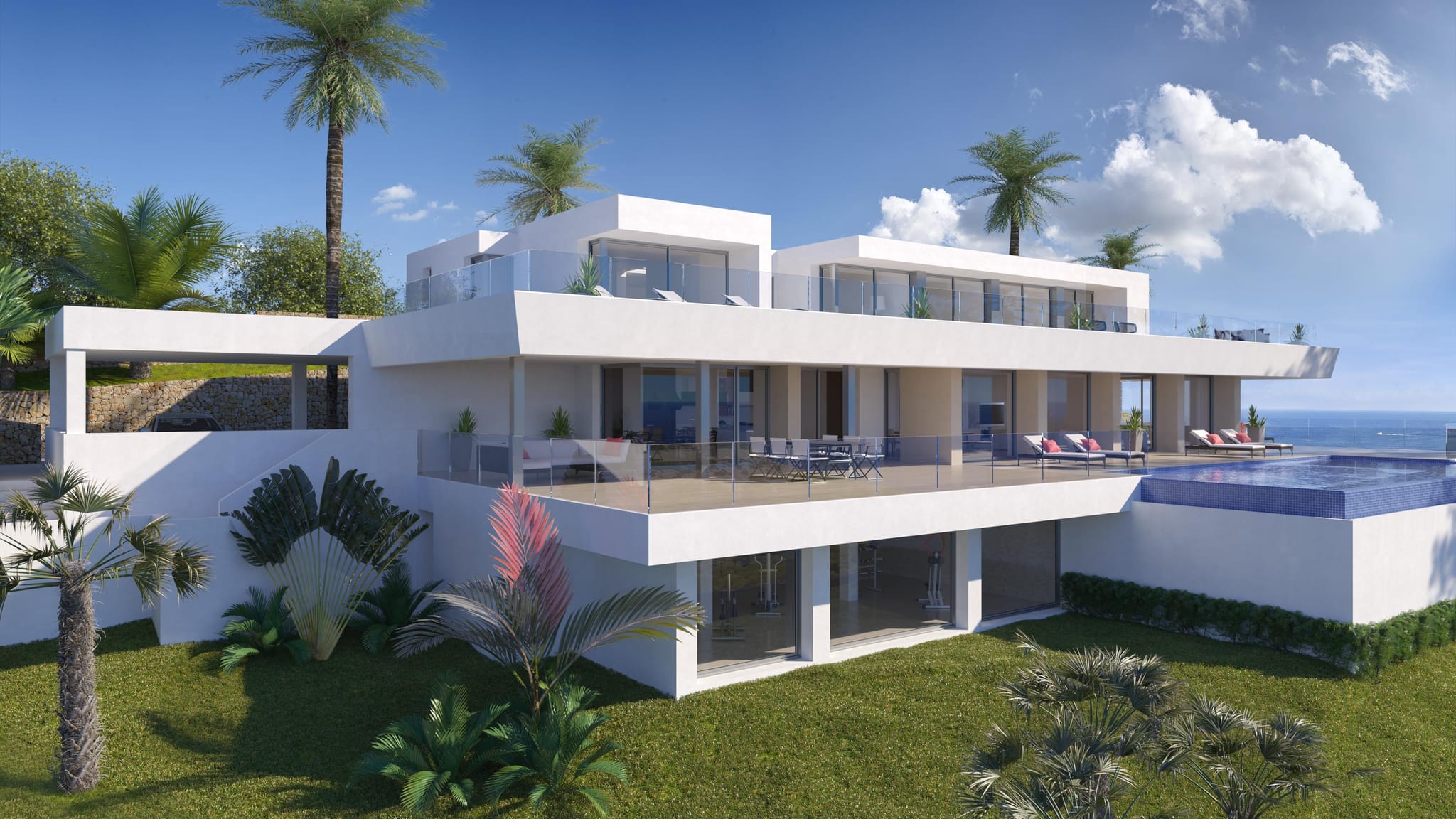 Spectaculaire luxe villa met 6 slaapkamers en uitzicht op zee, Moraira