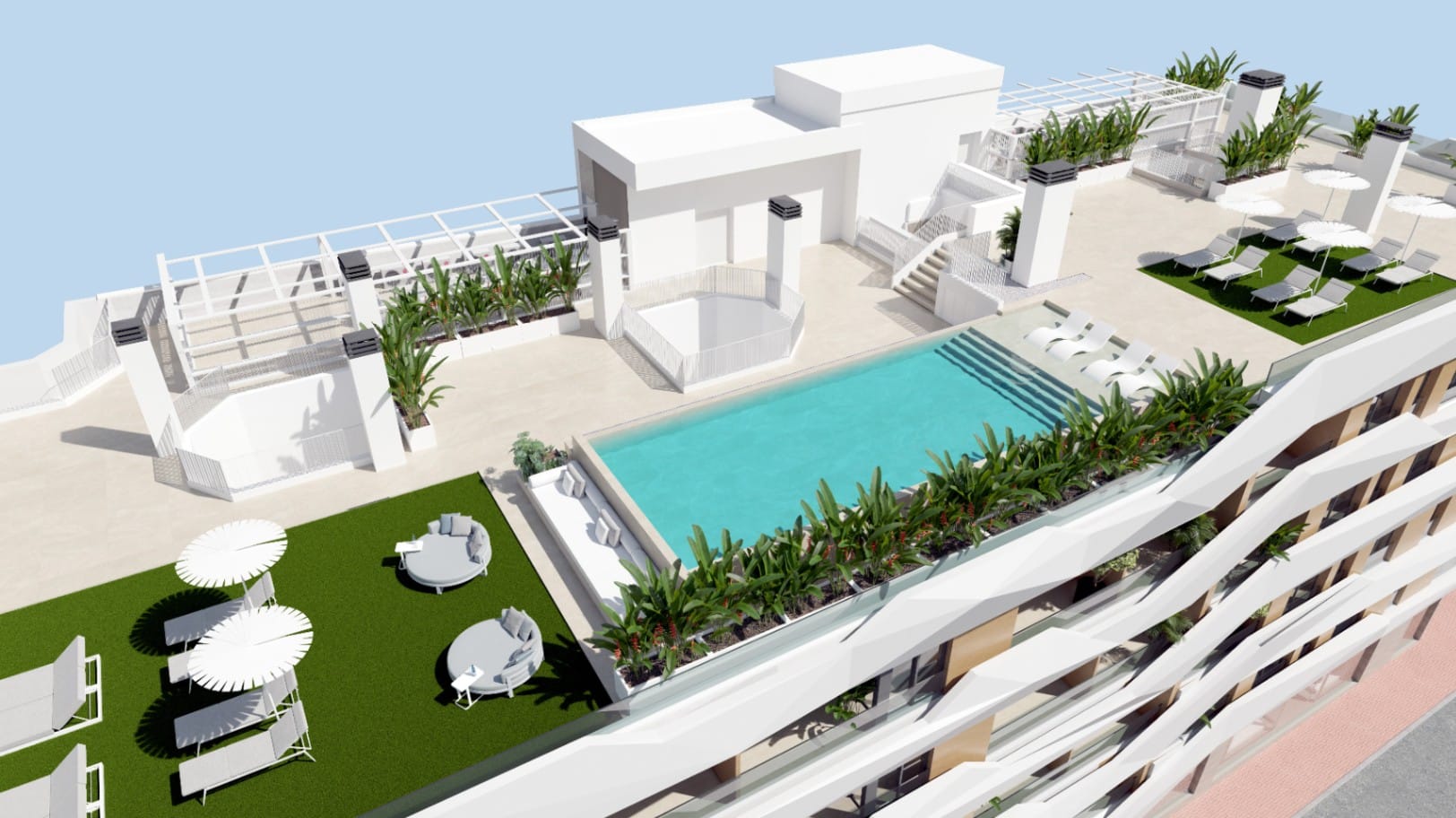 Appartement met 2 slaapkamers in Guardamar, op 100m van het strand
