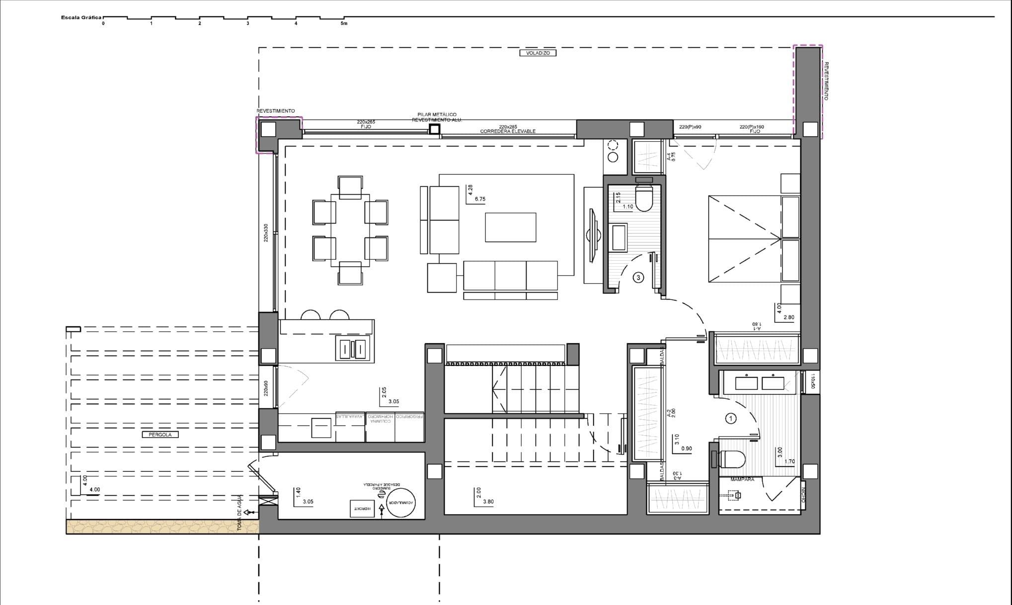 Exclusiva villa de 3 dormitorios con piscina privada y vistas a las montañas
