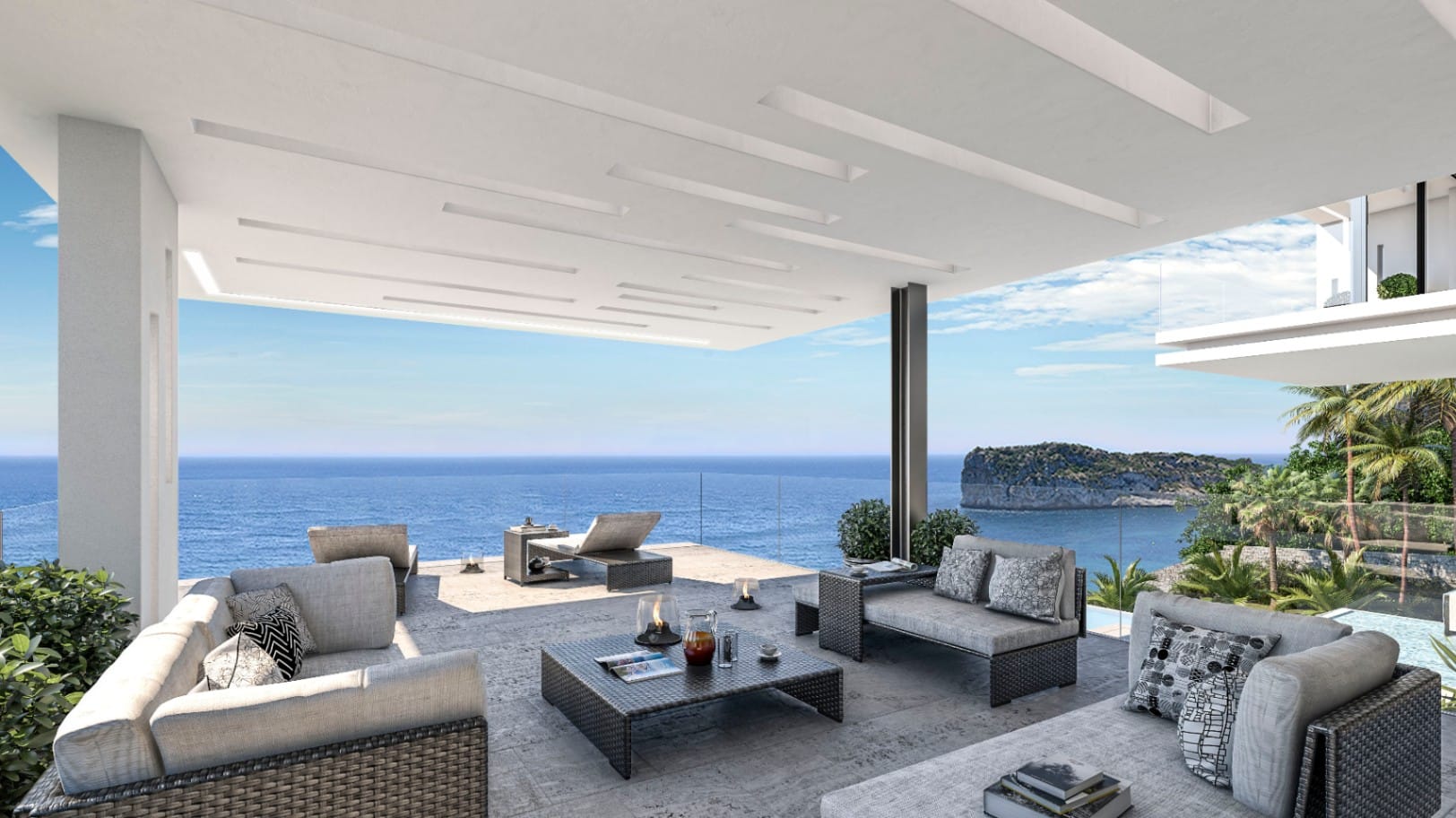 Villa de lujo en primera línea de mar con piscina infinity y vistas panorámicas en Jávea