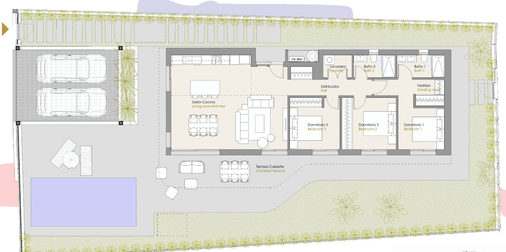 3-slaapkamer villa met privézwembad in Sierra Cortina met uitzicht op de zee van Benidorm