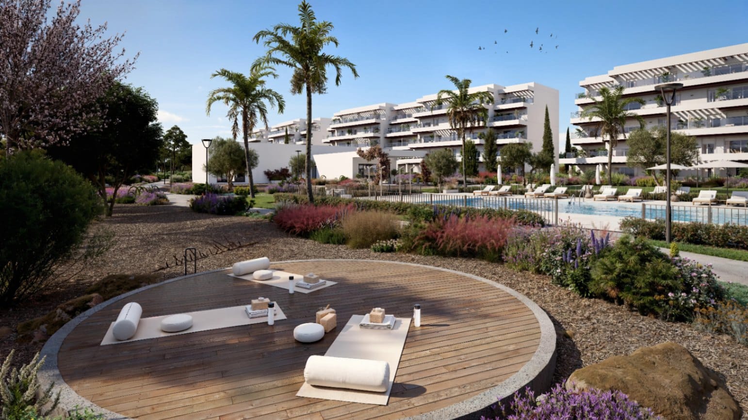 Appartement d'une chambre dans une urbanisation avec services exclusifs près de la mer
