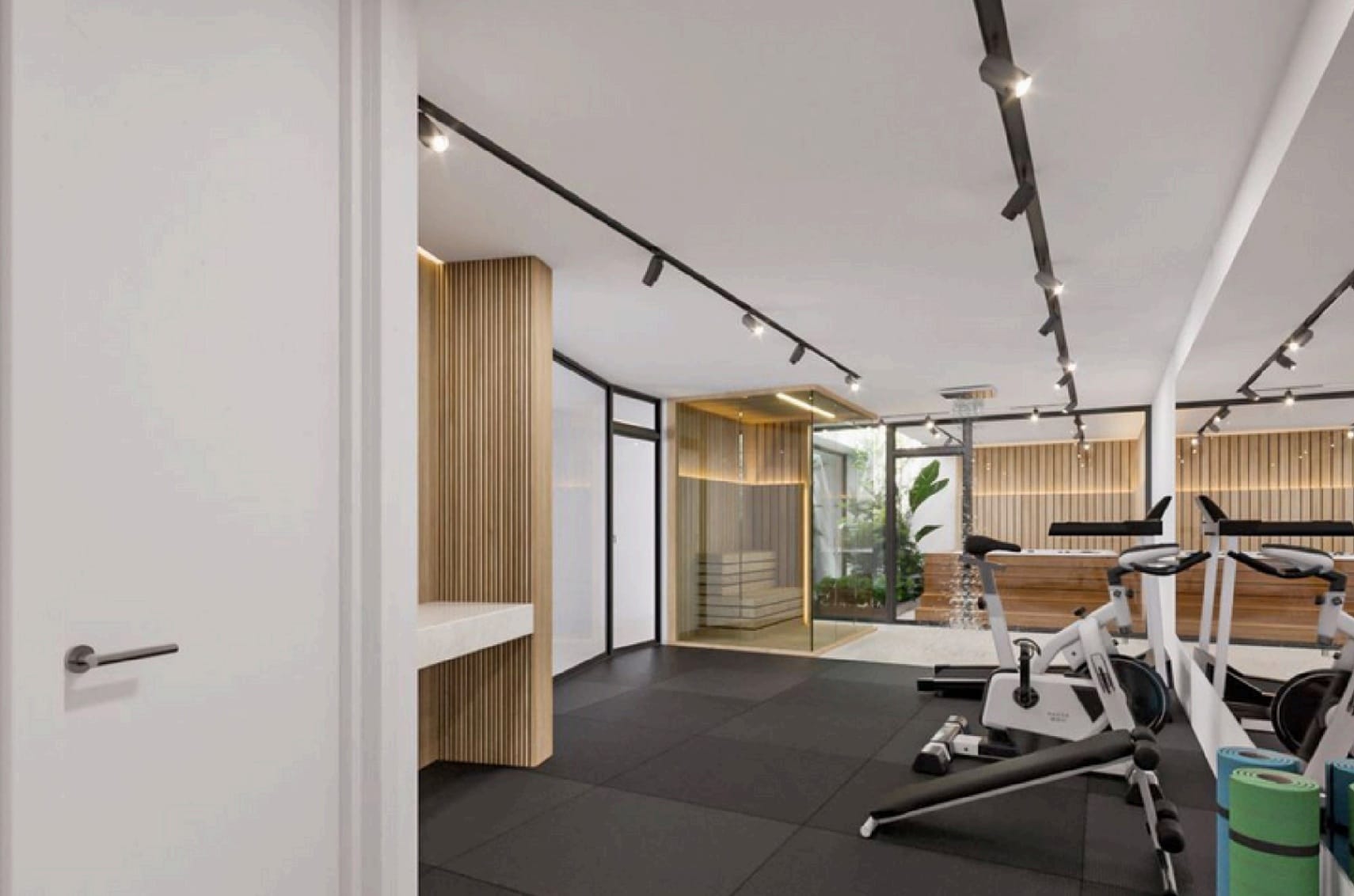 Luxury modern villa in Las Rotas, Dénia - 5 suites, indoor spa, cinema, and sea and Montgó views.