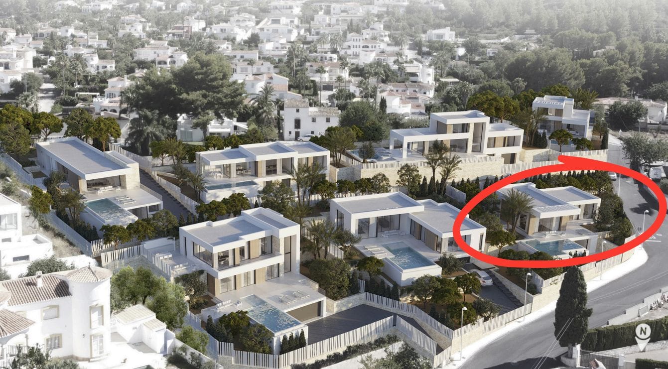 Villa met een eigentijds ontwerp, met een panoramisch uitzicht en infinity zwembad op de Montgó, Dénia.