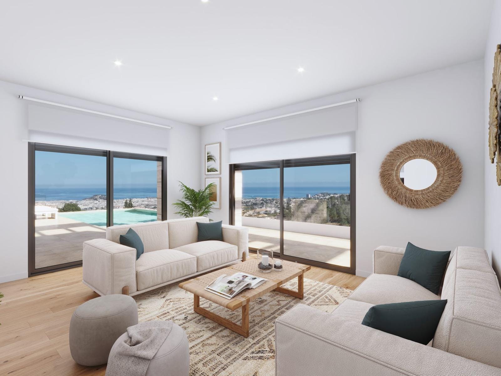 Moderne villa te koop met een oneindige zwembad in Dénia