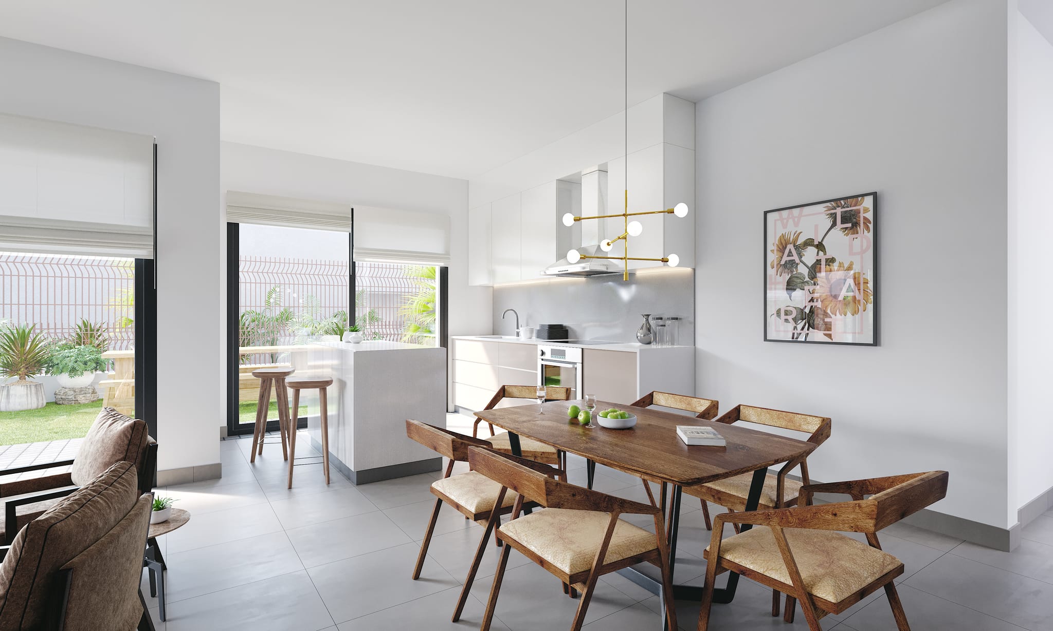 Een nieuw project van moderne villa's in Finestrat, Sierra Cortina