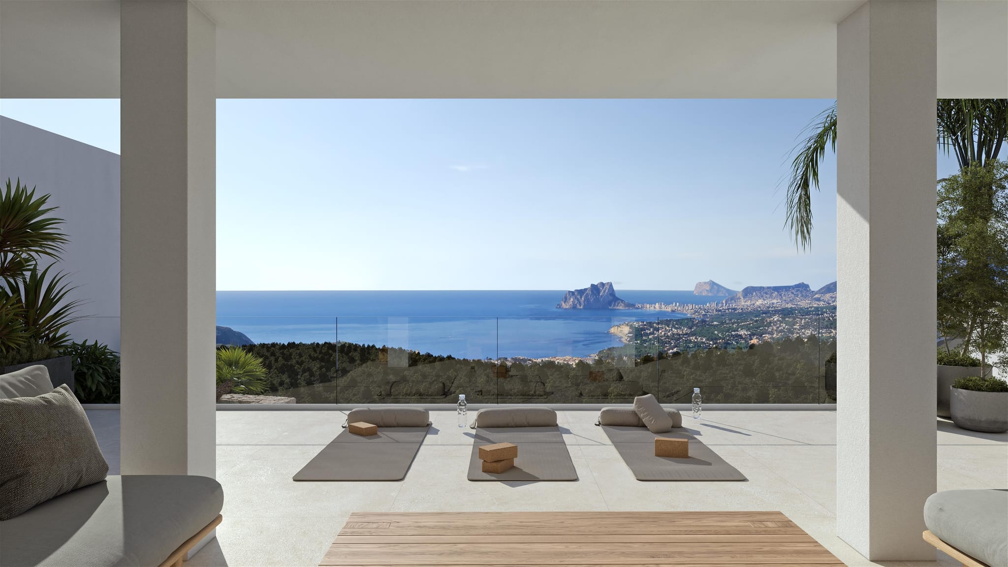 Moderne villa met uitzicht op de zee van Moraira