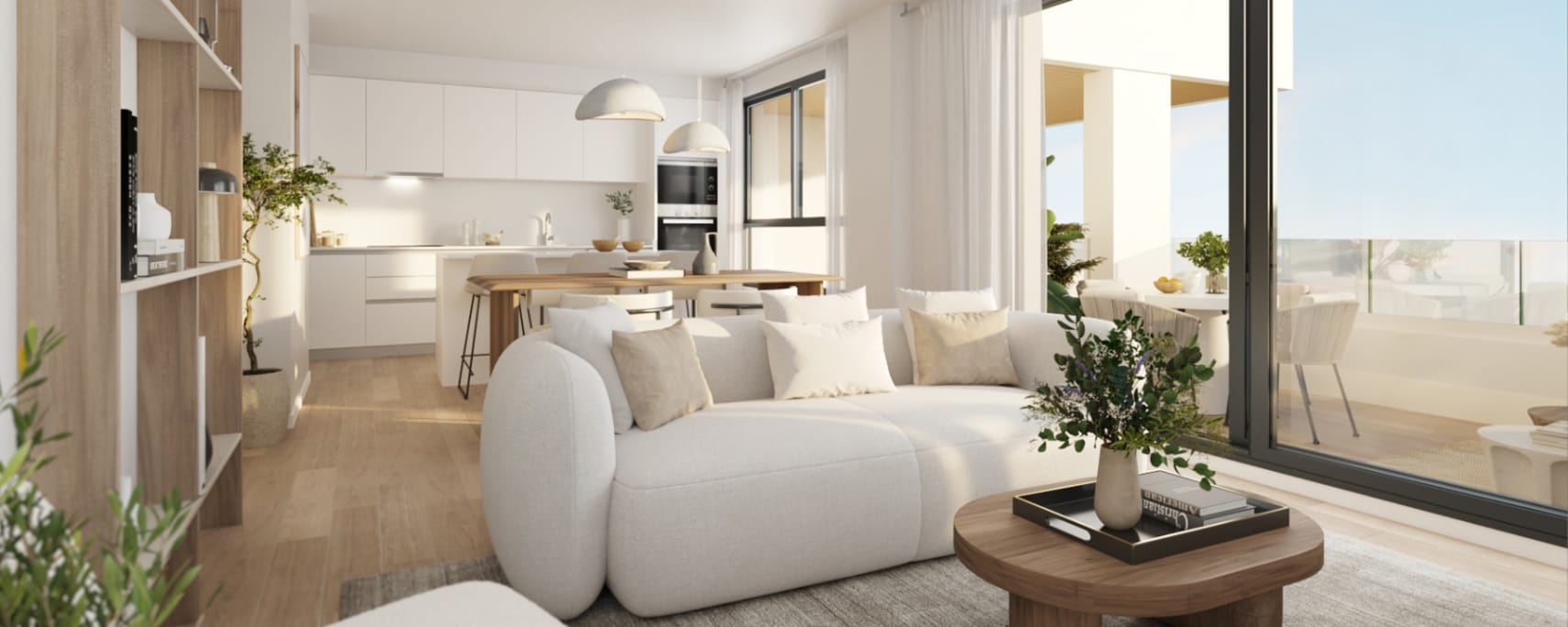 Apartamentos de 3 habitaciones en Calpe
