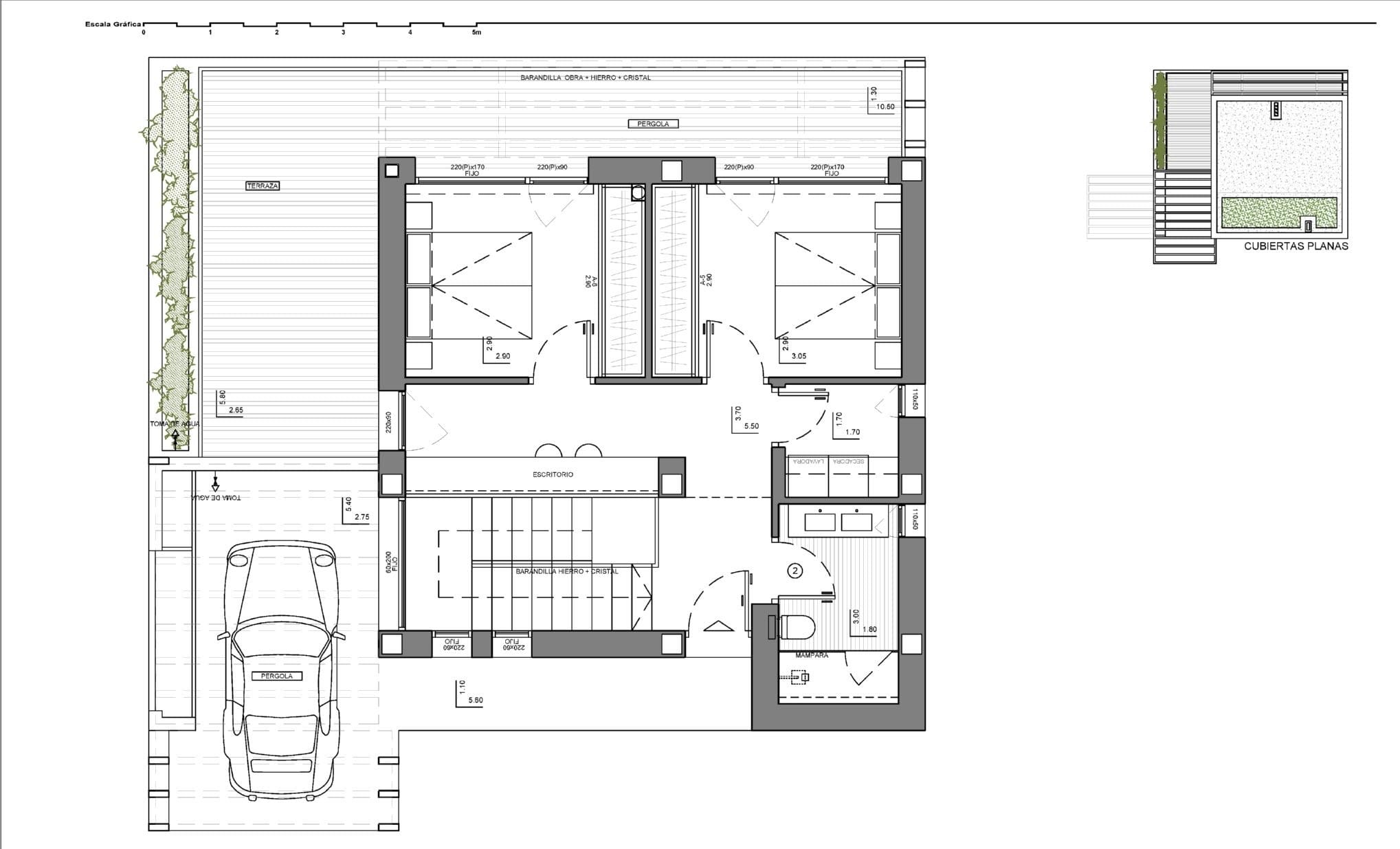 Exclusiva villa de 3 dormitorios con piscina privada y vistas a las montañas