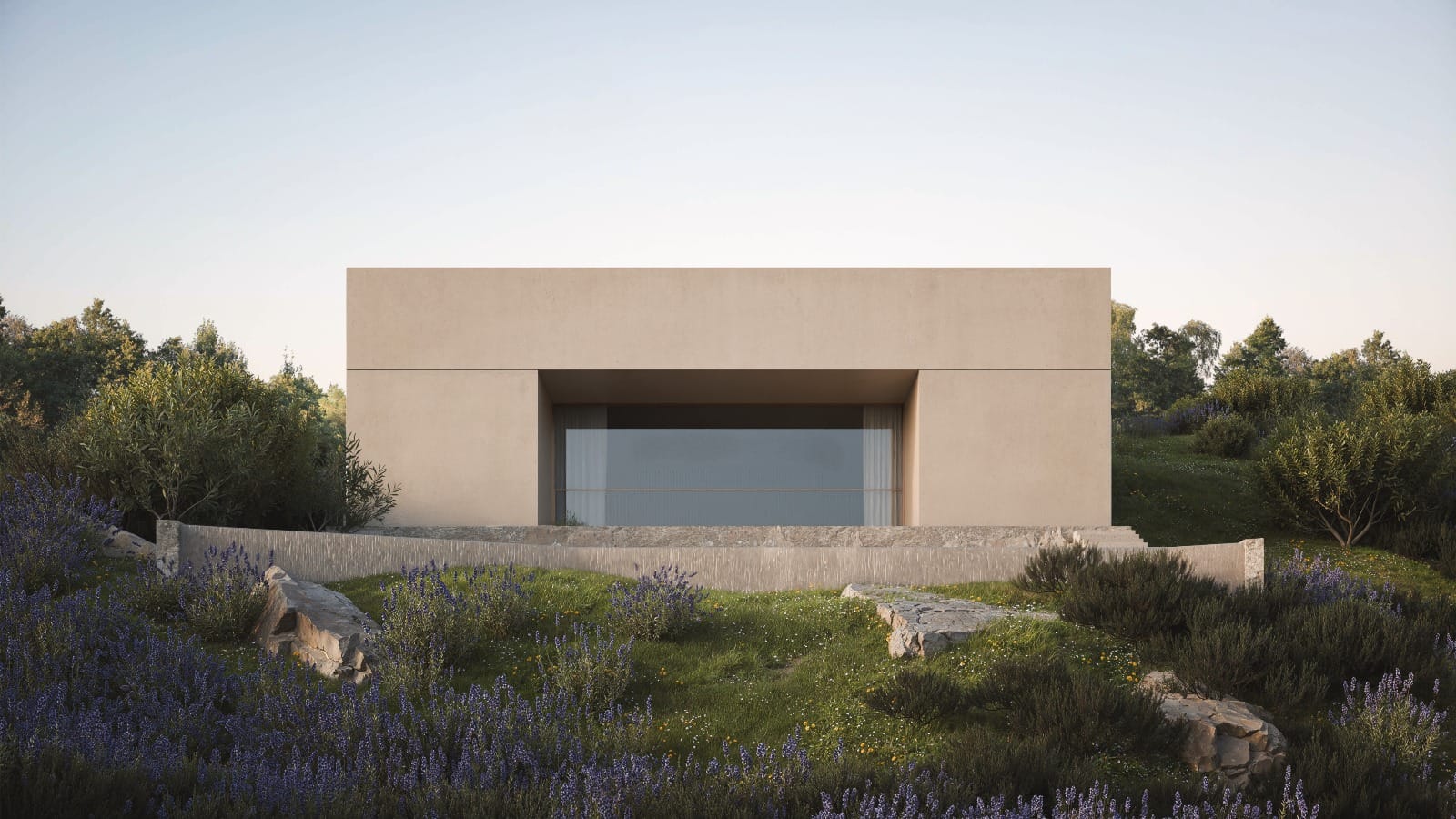 Contemporary luxury villa in Dénia with panoramic views, infinity pool, and minimalist architecture.