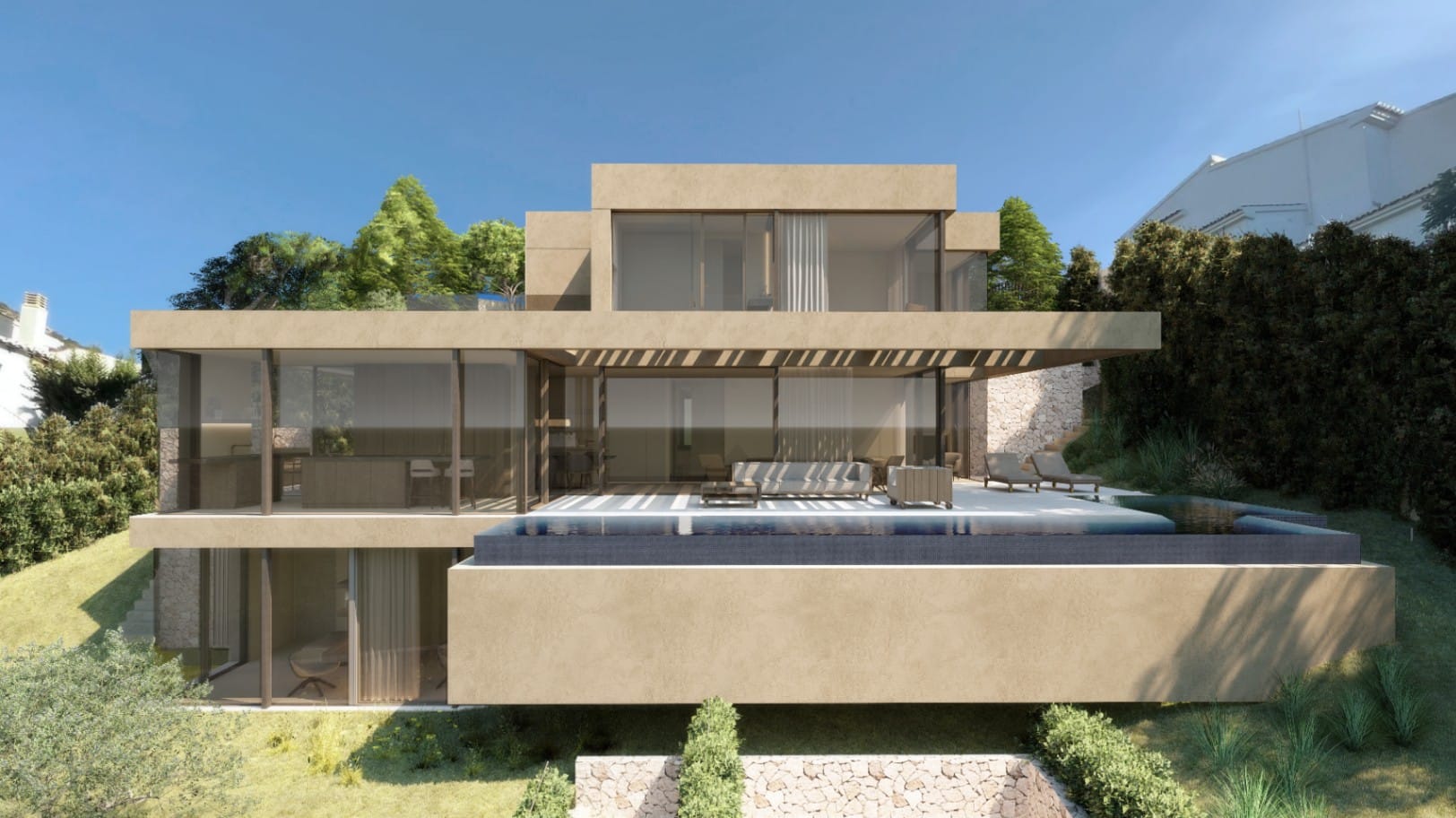 Espectacular villa de 5 dormitorios y piscina en Moraira