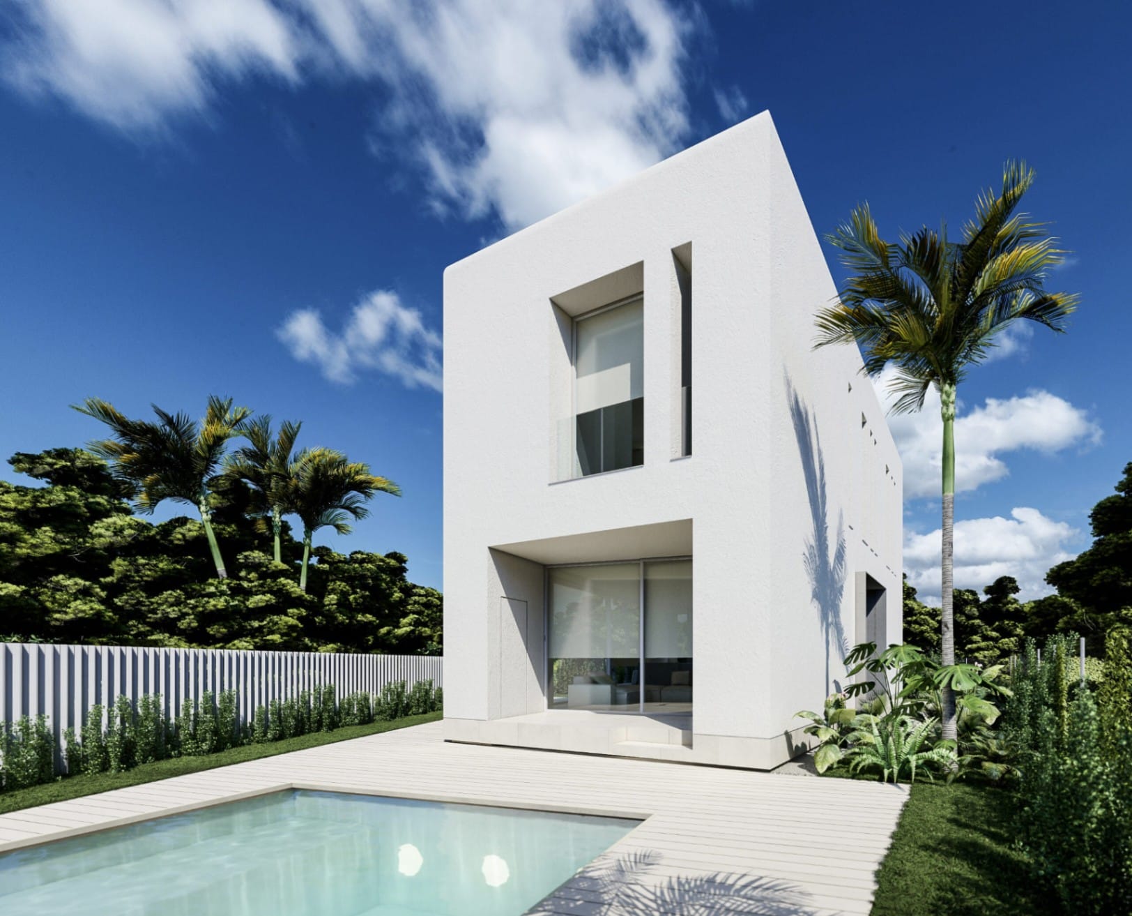 Villa Moderna con Jardín y Piscina al lado del mar