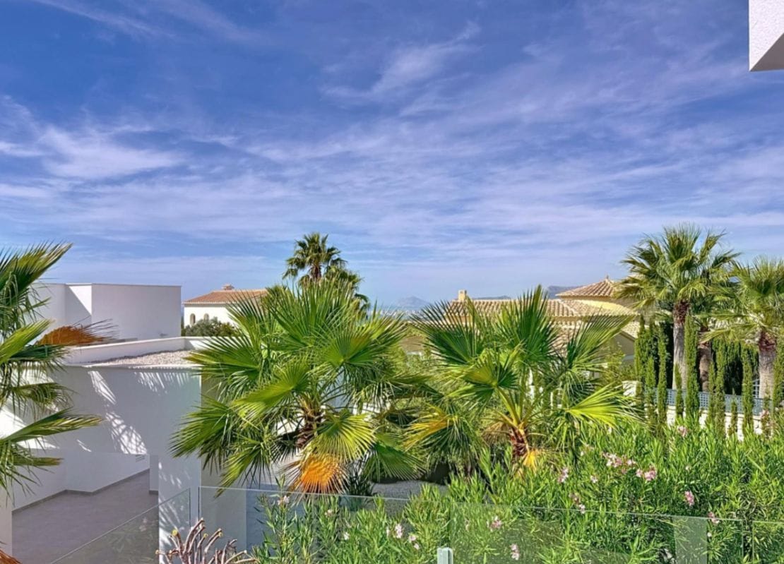 Villa moderne de 3 chambres avec vue sur la mer à Moraira