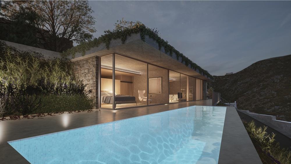 Villa de diseño contemporáneo en Dénia con vistas panorámicas al mar y al Montgó