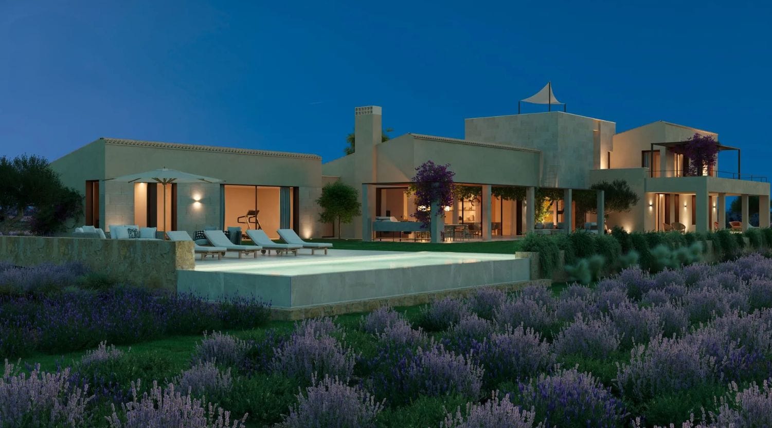 Luxe finca met 4 slaapkamers en infinity zwembad, Ses Salines - Mallorca