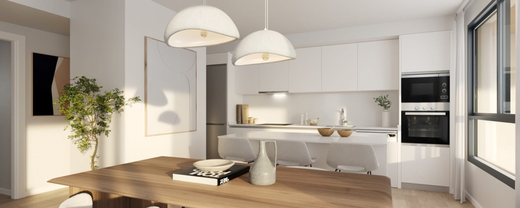 Apartamentos de 3 habitaciones en Calpe