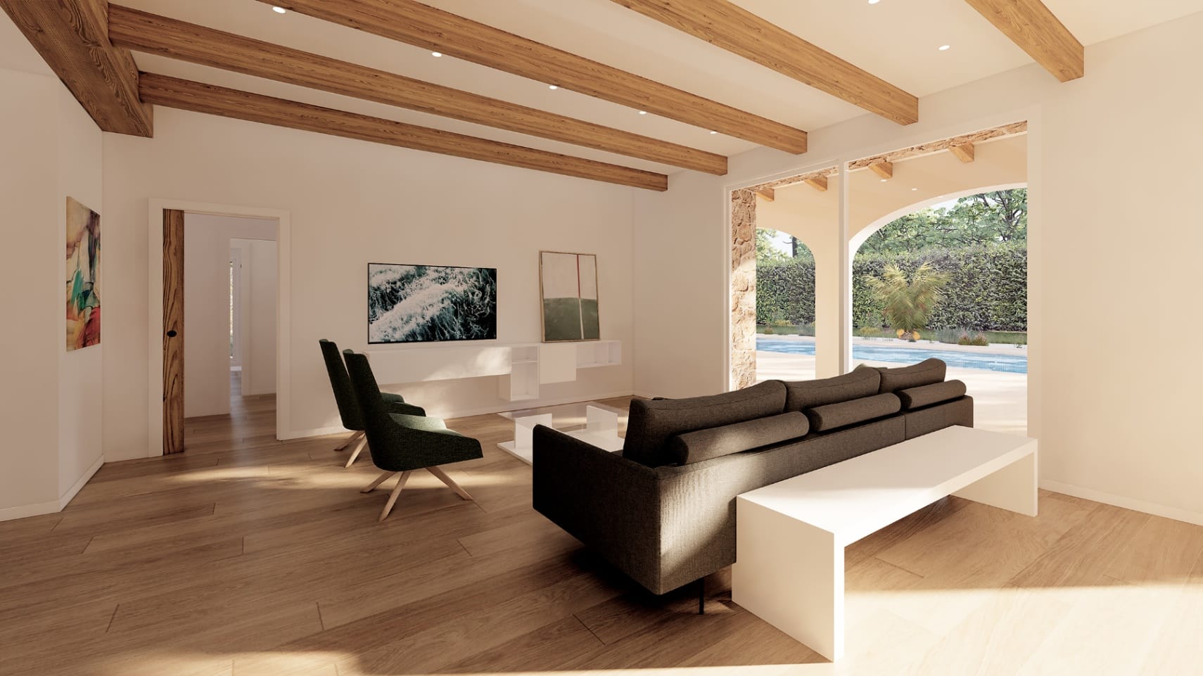 PROYECTO NUEVO DE VILLA RUSTICA