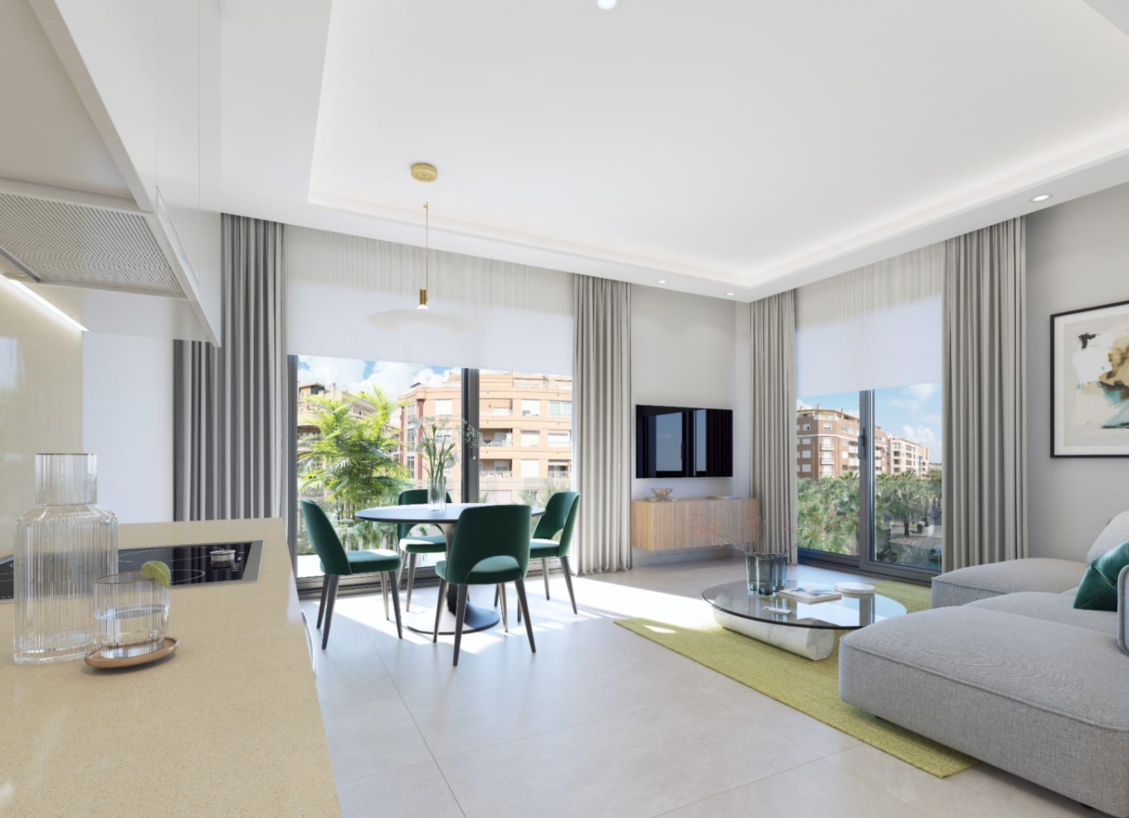 Appartement met 2 slaapkamers in Guardamar, op 100m van het strand