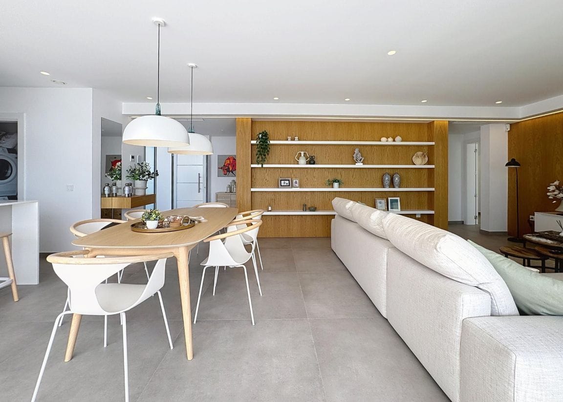 Villa moderne de 3 chambres avec vue sur la mer à Moraira