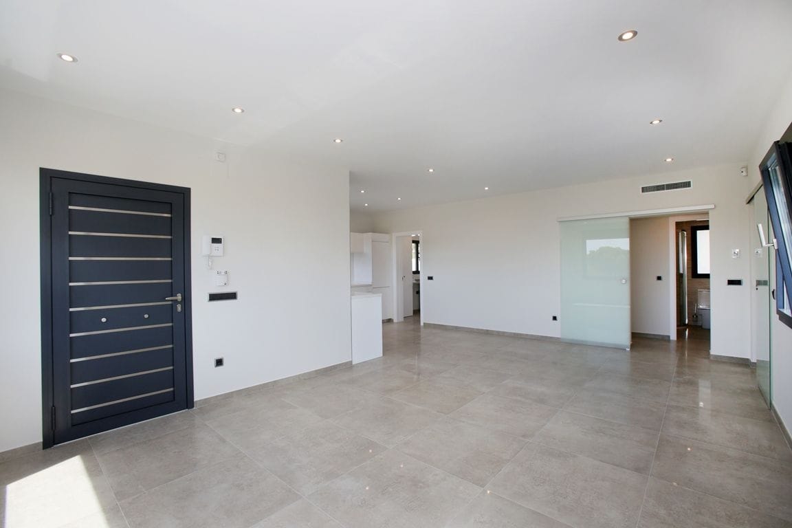 Villa de style moderne avec vue sur la mer à Moraira