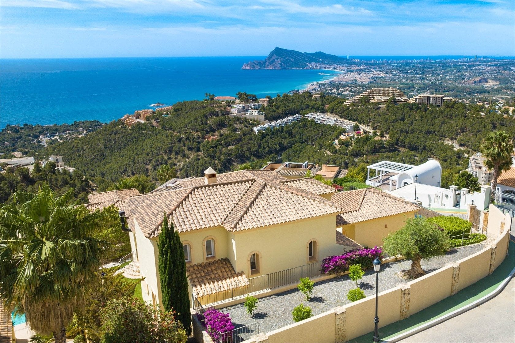 Luksusowa willa z widokiem na morze w Altea Hills