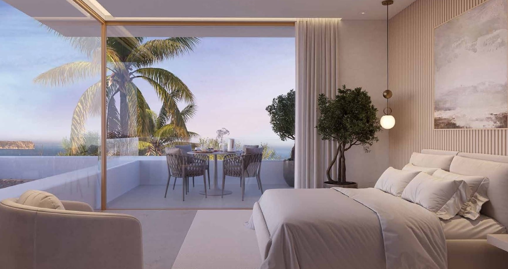 Villa de nueva construcción en Jávea con vistas al mar en Javea