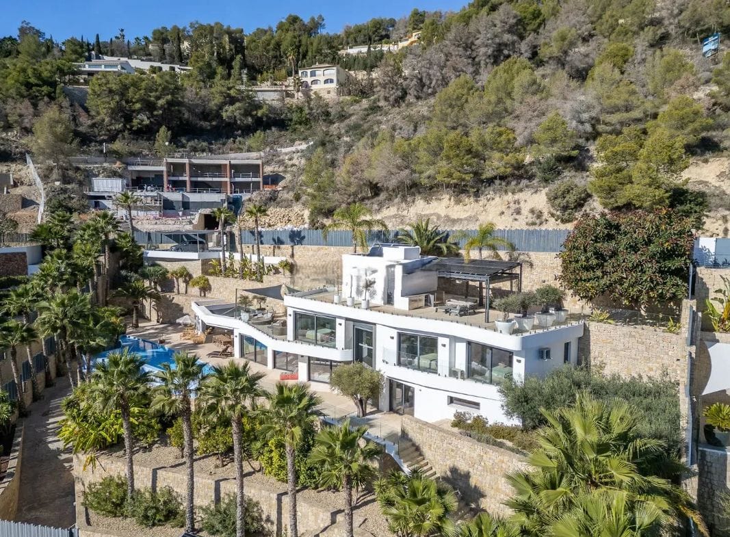Exclusiva villa de lujo con vistas panorámicas al mar en Rincón de Galeno, Benissa