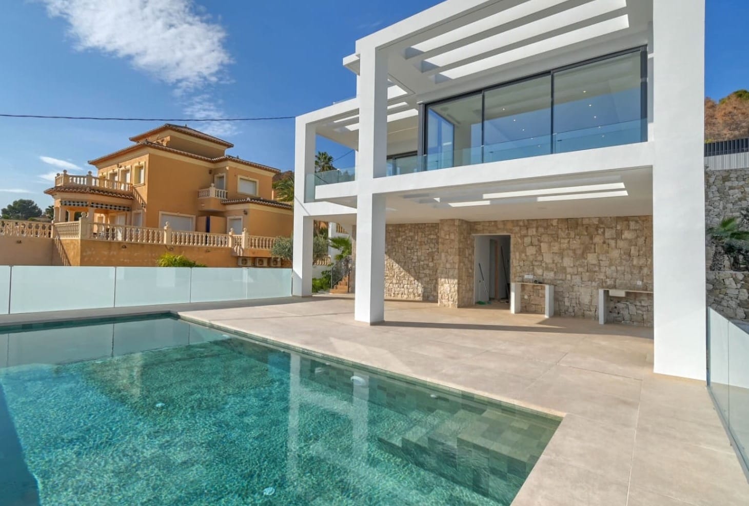 Chalet Nueva construcción vistas al mar en Calpe