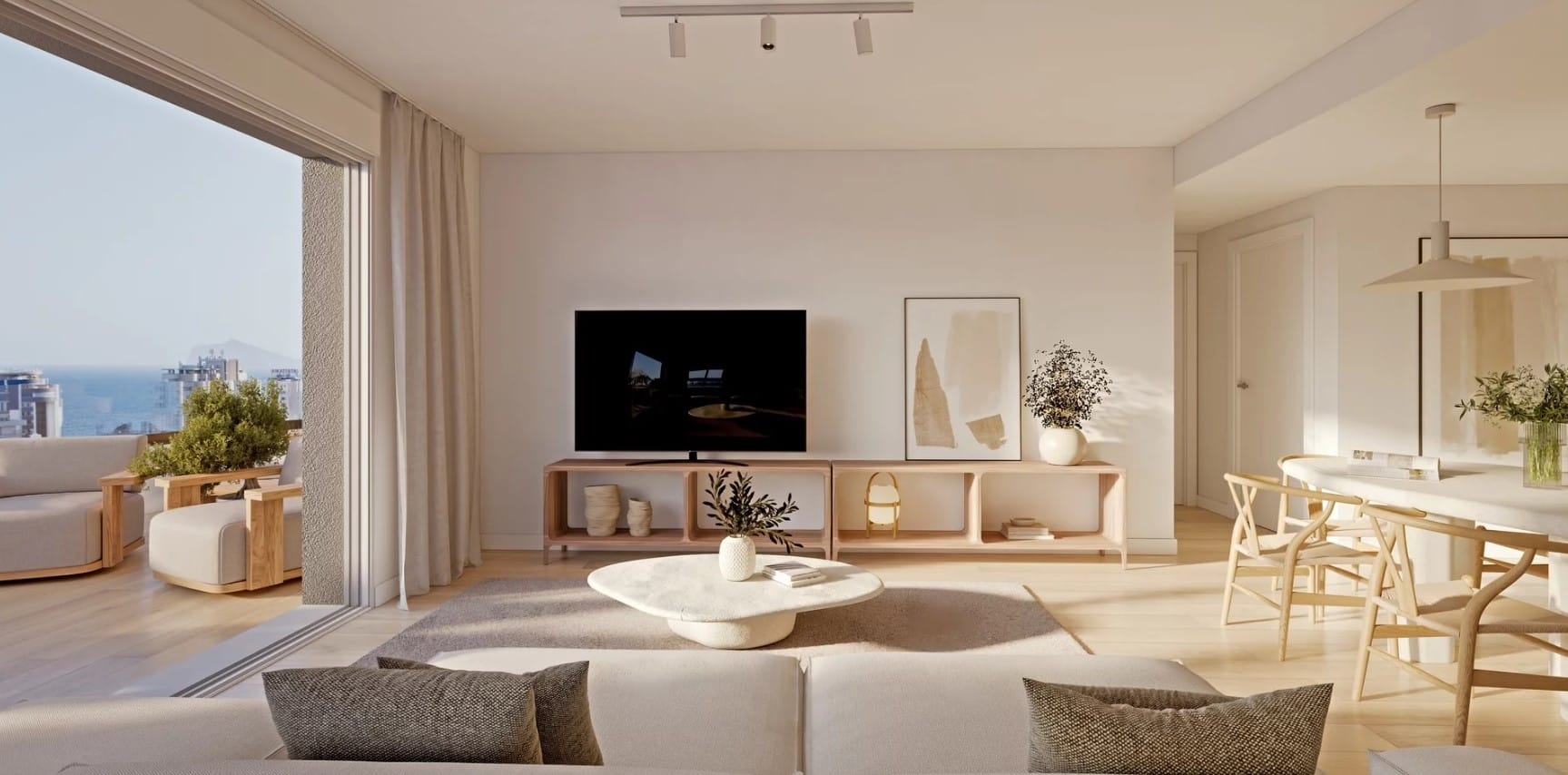 Apartament z 2 sypialniami w Calpe