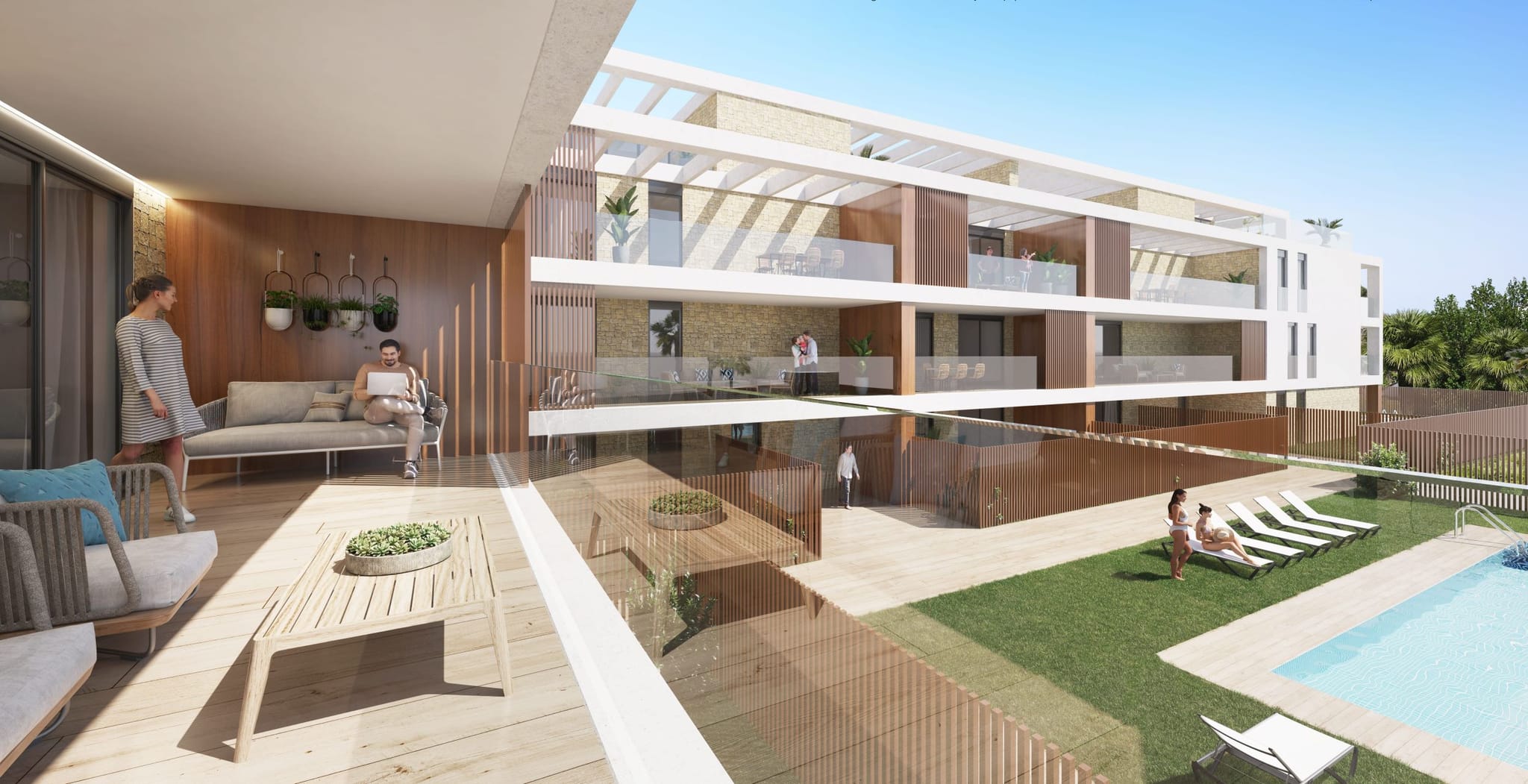 Penthouse de luxe à Jávea avec terrasse et piscine privée