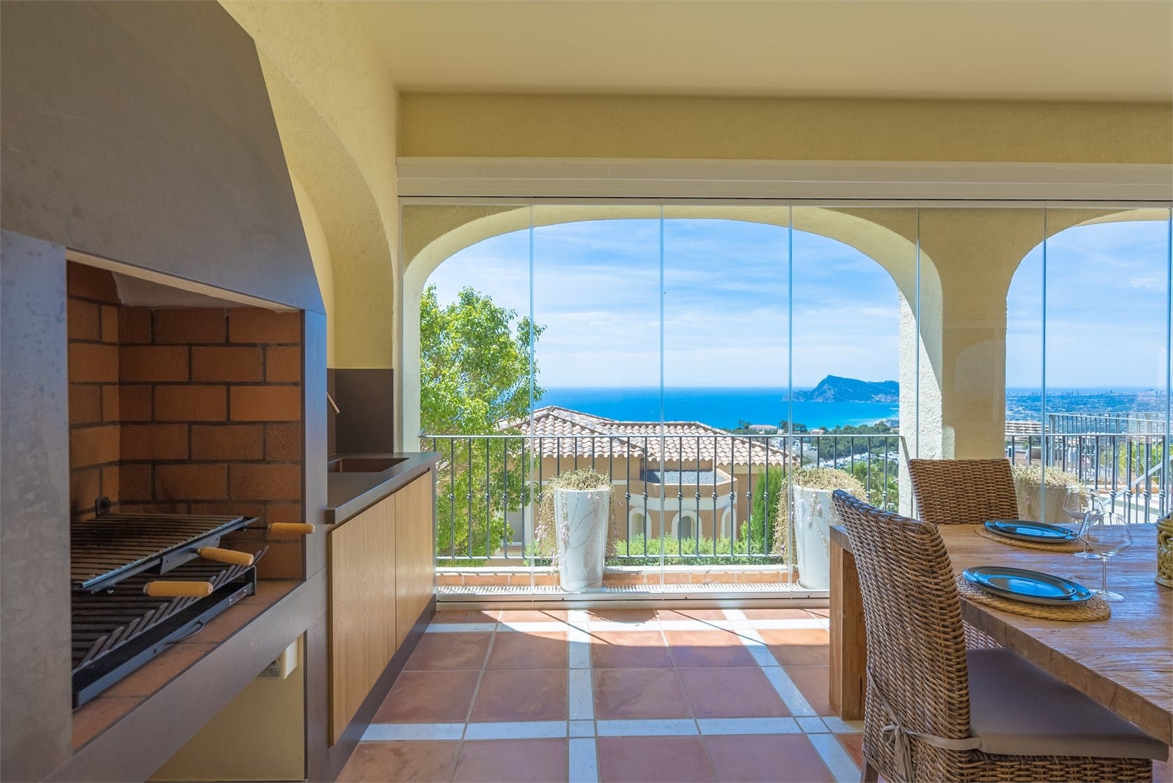 Luksusowa willa z widokiem na morze w Altea Hills