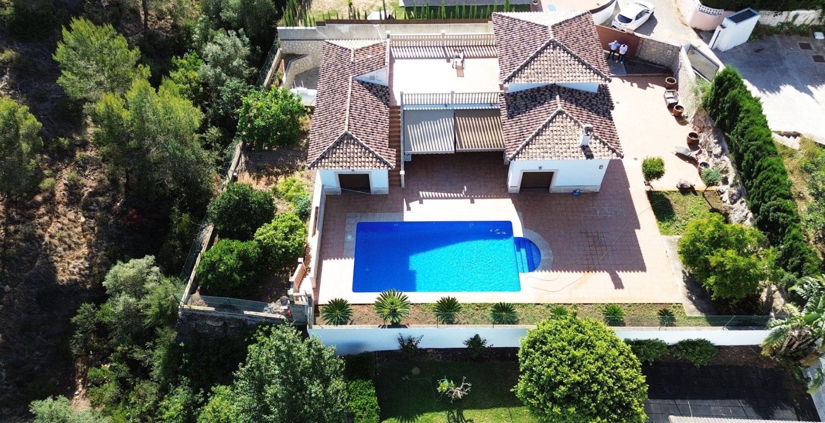 Villa con piscina en el Montgó de Dénia con piscina