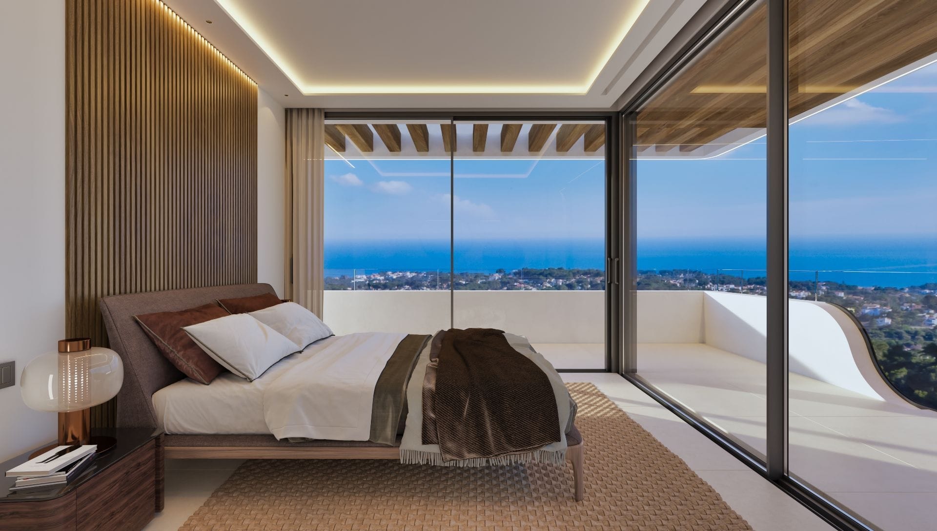 VILLA DE LUXE AVEC VUE SUR LA MER À VENDRE À MORAIRA