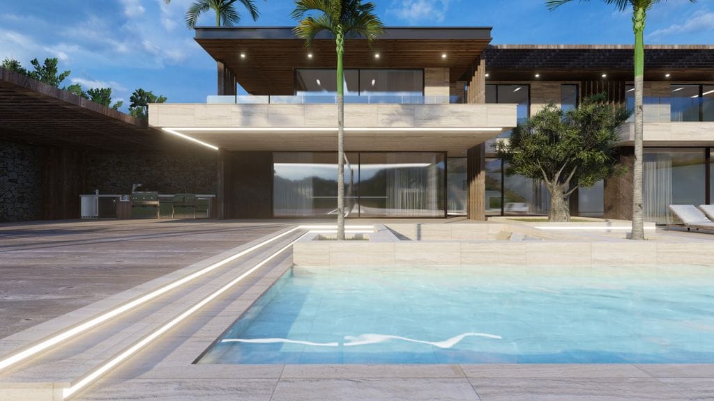 PRACHTIGE LUXE VILLA IN AANBOUW AAN DE KUST IN CABO LA NAO