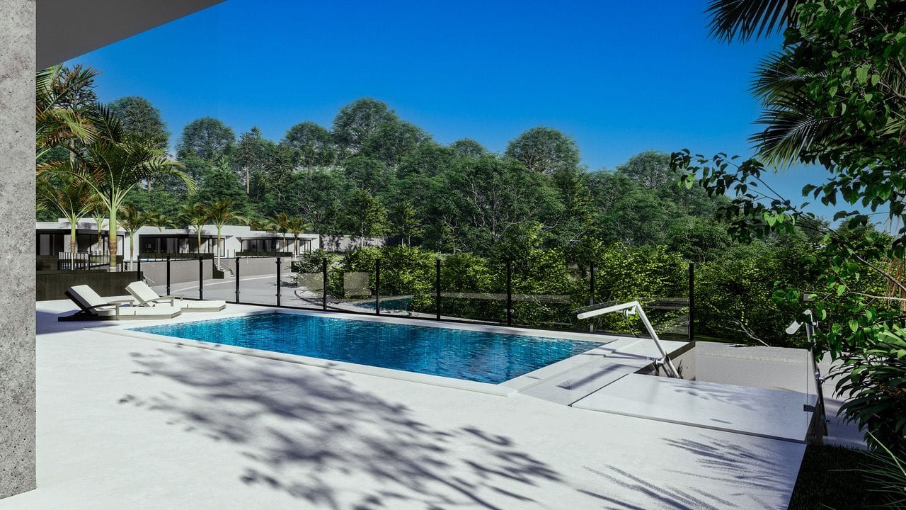 Moderne Villa mit privatem Pool und Meerblick