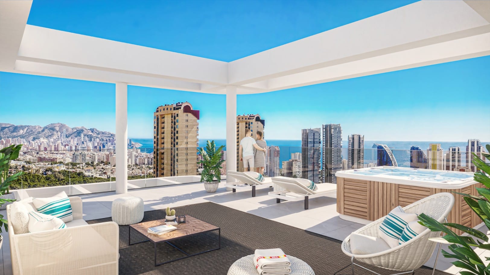 Apartamento de 1 dormitorio en la playa Poniente