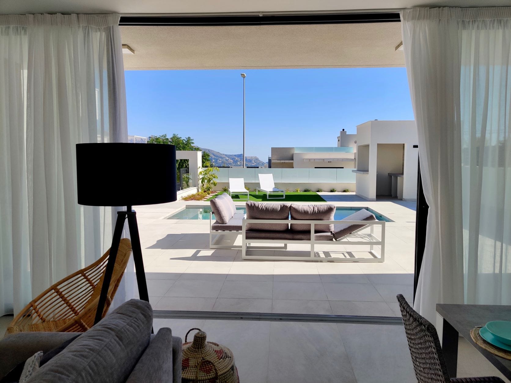 3 slaapkamer villa met uitzicht op zee in de buurt van Albir en Benidorm