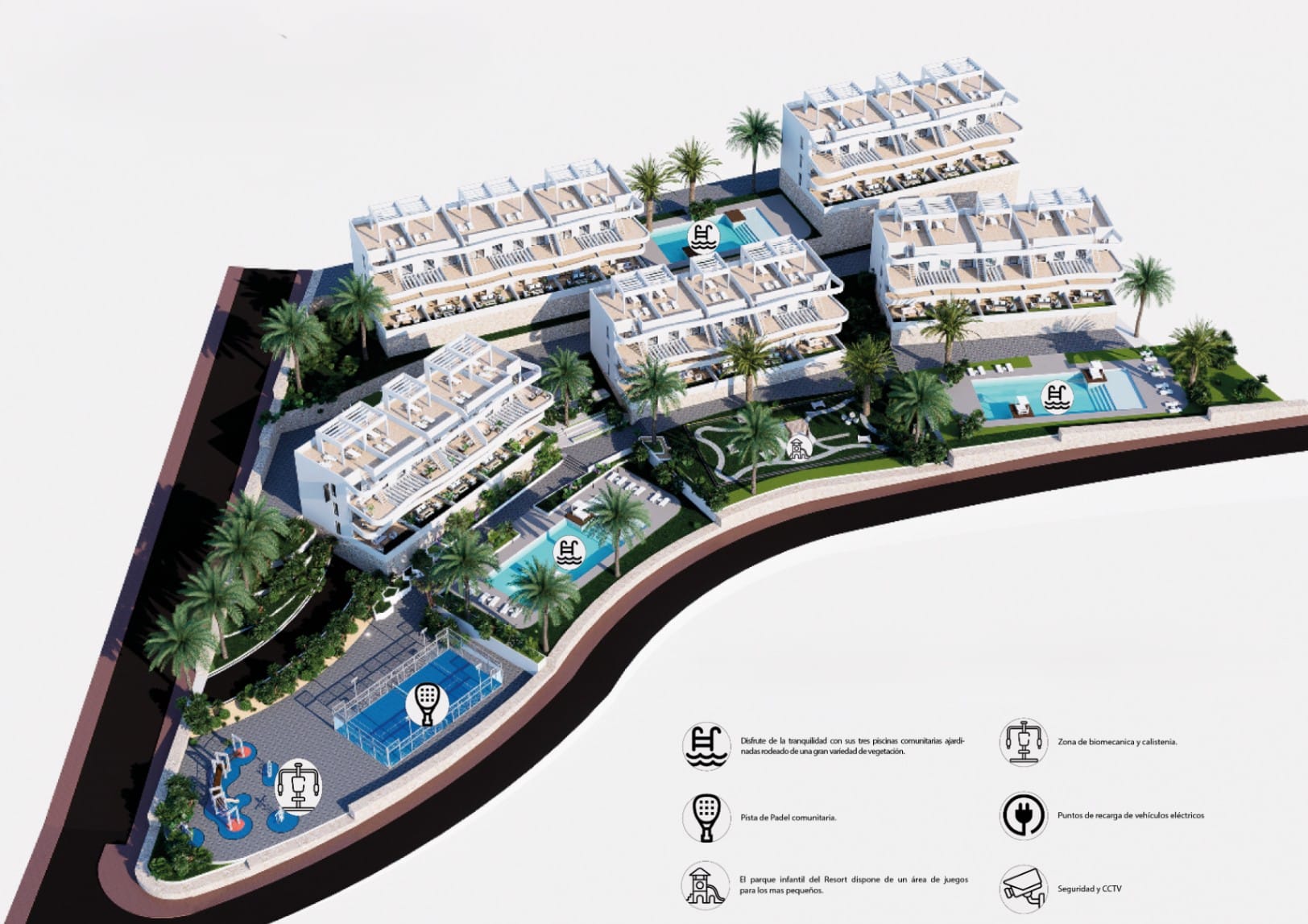 Apartamento en la planta baja de 2 dormitorios en Finestrat