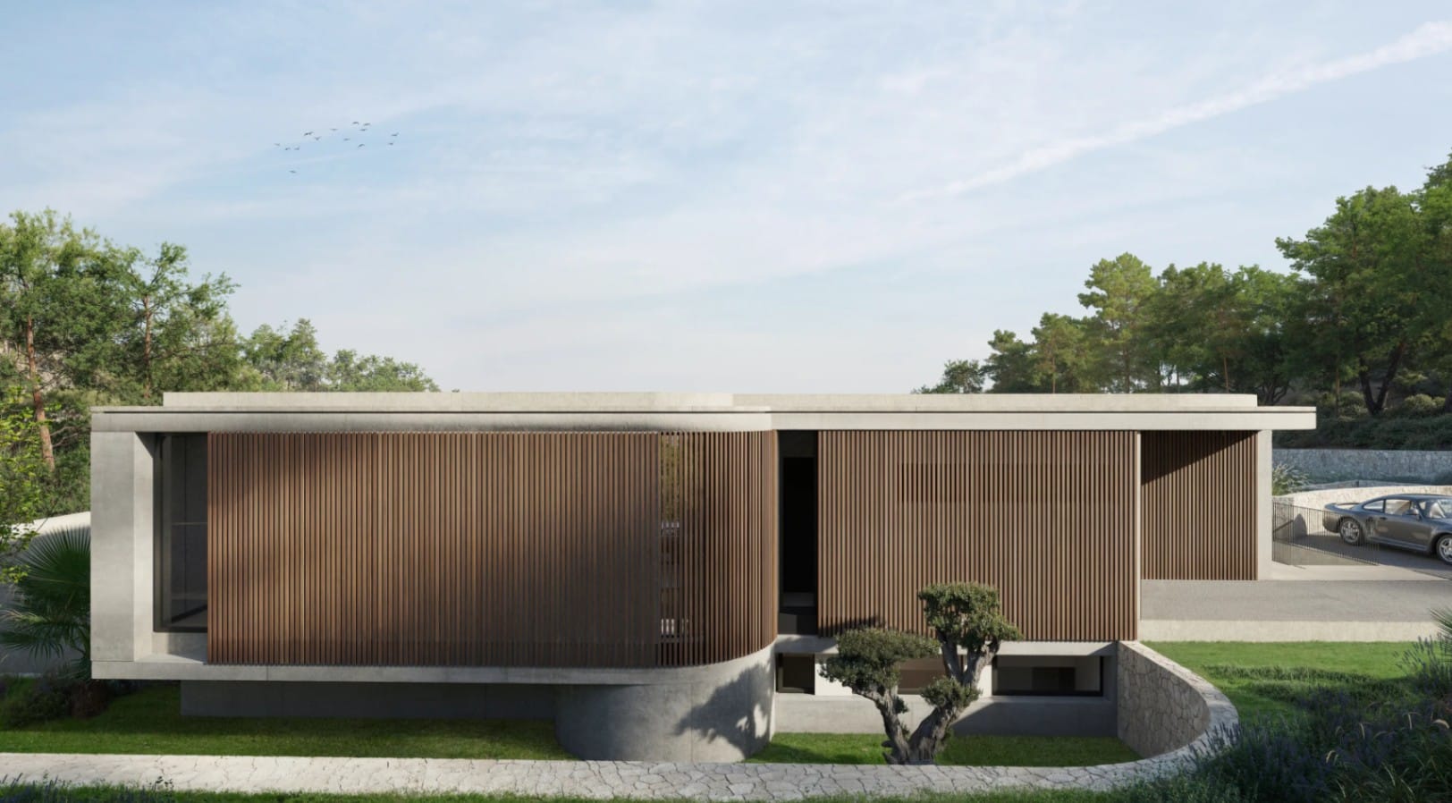 Villa de autor con vistas al mar en Benissa – proyecto exclusivo listo para construir