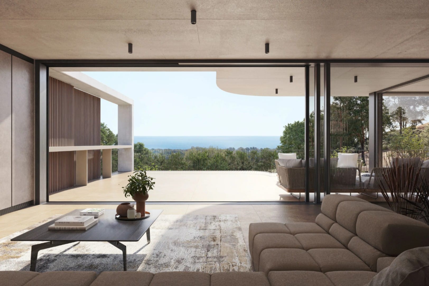 Villa de autor con vistas al mar en Benissa – proyecto exclusivo listo para construir