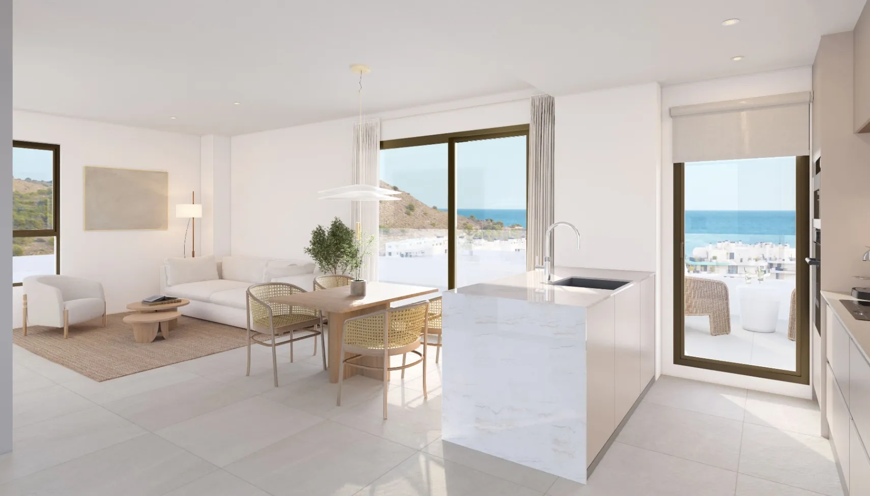 Appartement de 2 chambres à Villajoyosa sur la plage