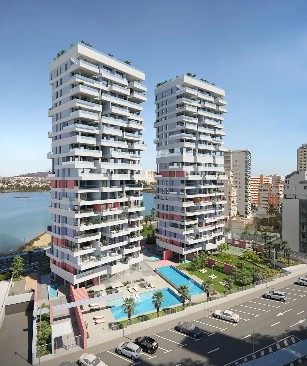 Apartamento de lujo con vistas frontales al mar en Calpe