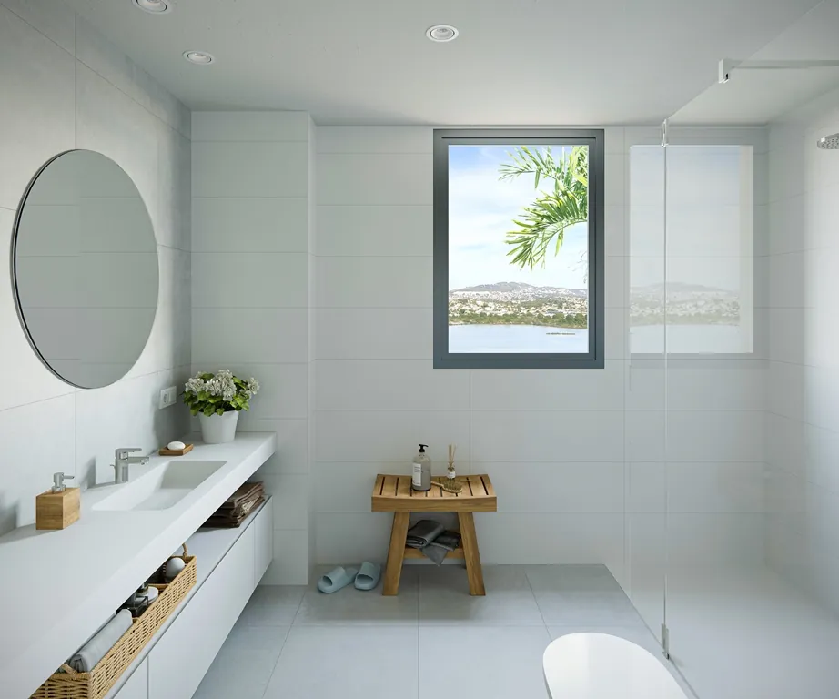Apartamento de lujo con vistas frontales al mar en Calpe