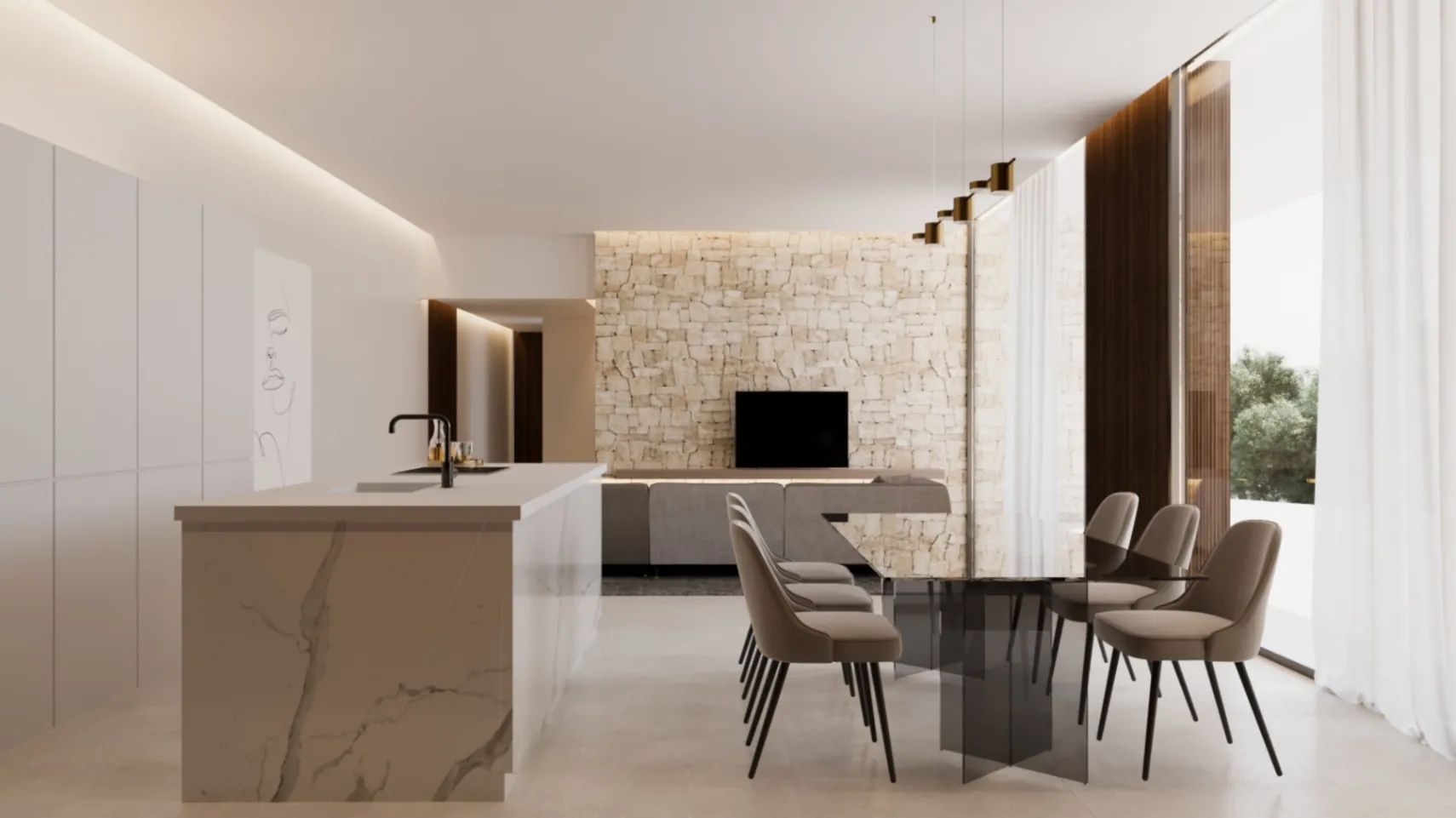 Luxe villa op één verdieping in Dénia - Luxury Village Dénia