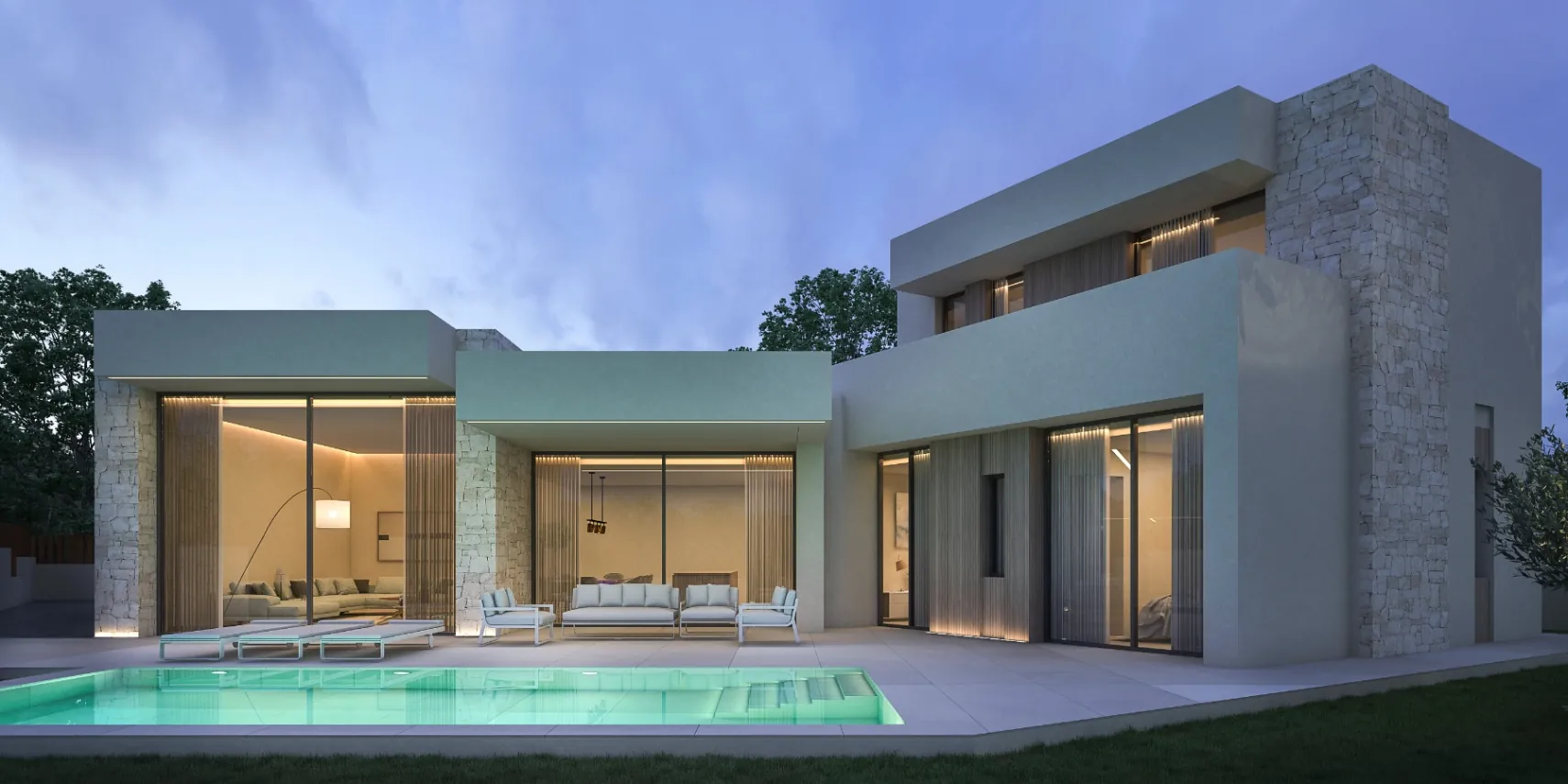Exclusieve moderne villa met zwembad - Luxury Village Dénia