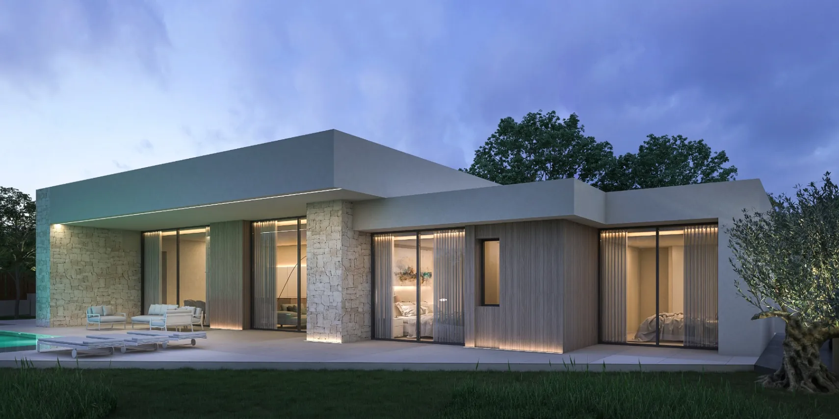 Luxe villa op één verdieping in Dénia - Luxury Village Dénia